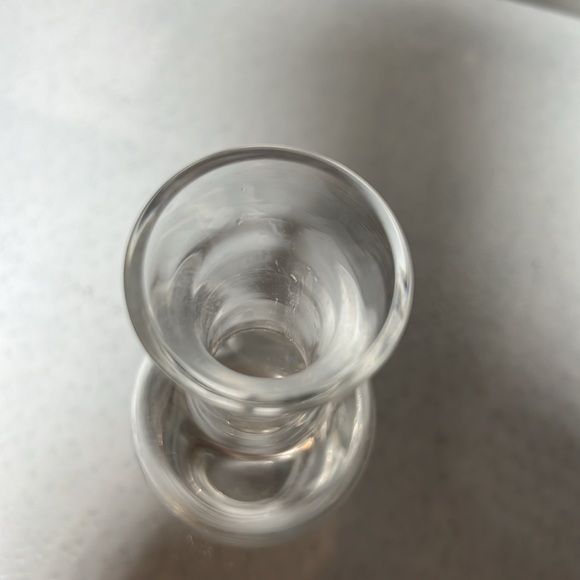 Lenox Vintage Flower Etched Crystal Vase Original Box - Picture 4 of 8